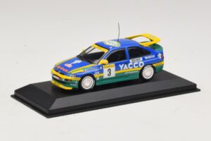 Ford Escort RS #3 Bernardini / Occelli Rally Monte Carlo Winner 1996 Minichamps 1:43 430968203 Kovina – slika 2 od 4