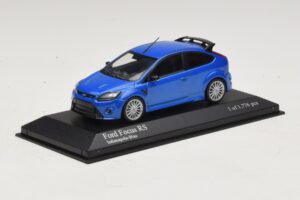 Ford Focus RS Mk2 Modra Metalik Minichamps 1:43 400088101 Kovina – slika 2 od 4