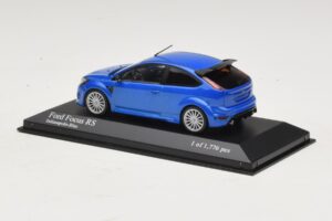 Ford Focus RS Mk2 Modra Metalik Minichamps 1:43 400088101 Kovina – slika 3 od 4