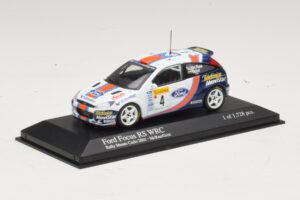 Ford Focus RS WRC #4 C. McRae / N. Grist Rally Monte Carlo 2001 Minichamps 1:43 430018904 Kovina – slika 2 od 4