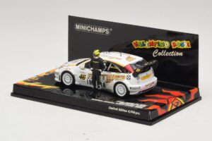 Ford Focus RS WRC #46 V. Rossi / C. Cassina Monza Rally Show 2006 Minichamps 1:43 436068446 Kovina – slika 3 od 5