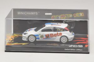 Ford Focus RS WRC #46 V. Rossi / C. Cassina RAC Rally 2007 Poškodovana Škatla Minichamps 1:43 400078446-O1 Kovina – slika 4 od 5