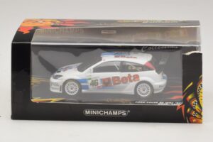 Ford Focus RS WRC #46 V. Rossi / C. Cassina RAC Rally 2007 Poškodovana Škatla Minichamps 1:43 400078446-O1 Kovina – slika 5 od 5