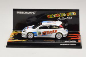 Ford Focus RS WRC #46 V. Rossi / C. Cassina RAC Rally 2007 Minichamps 1:43 400078446 Kovina