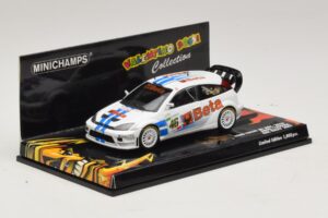 Ford Focus RS WRC #46 V. Rossi / C. Cassina RAC Rally 2007 Minichamps 1:43 400078446 Kovina – slika 2 od 5