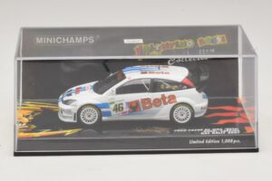 Ford Focus RS WRC #46 V. Rossi / C. Cassina RAC Rally 2007 Minichamps 1:43 400078446 Kovina – slika 4 od 5