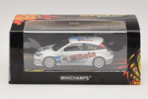 Ford Focus RS WRC #46 V. Rossi / C. Cassina RAC Rally 2007 Minichamps 1:43 400078446 Kovina – slika 5 od 5