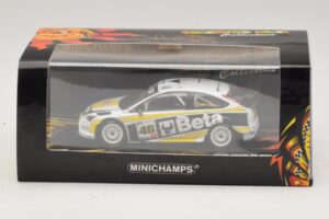 Ford Focus RS WRC #46 V. Rossi / C. Cassina Monza Rally Show 2008 Minichamps 1:43 400088946 Kovina – slika 5 od 5