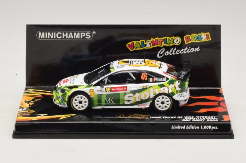 Ford Focus RS WRC #46 V. Rossi / C. Cassina RAC Rally 2008 Minichamps 1:43 Ford Focus RS WRC #46 V. Rossi / C. Cassina RAC Rally 2008 Minichamps 1:43 400088146 Kovina