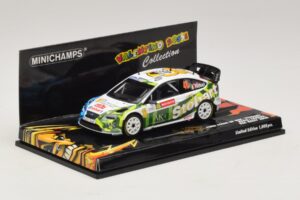 Ford Focus RS WRC #46 V. Rossi / C. Cassina RAC Rally 2008 Minichamps 1:43 400088146 Kovina – slika 2 od 5
