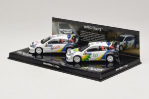Ford Focus RS WRC Rally Mexico 2004 Set Minichamps 1:43 402048376 Kovina – slika 3 od 5