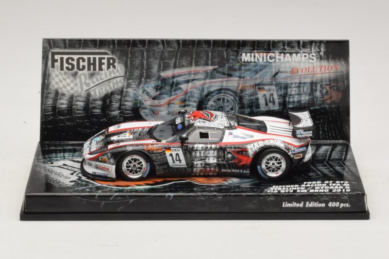 Ford GT GT3 Fisher #14 M. Eskelinen / Nygaard FIA GT3 European Championship Brno 2010 Minichamps 1:43 Ford GT GT3 Fisher #14 M. Eskelinen / Nygaard FIA GT3 European Championship Brno 2010 Minichamps 1:43 437108414 Kovina