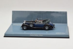 Horch 853 A Sport Cabriolet Črn Moder Minichamps 1:43 436012036 Kovina