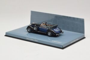 Horch 853 A Sport Cabriolet Črn Moder Minichamps 1:43 436012036 Kovina – slika 3 od 5