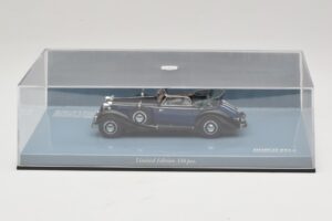 Horch 853 A Sport Cabriolet Črn Moder Minichamps 1:43 436012036 Kovina – slika 5 od 5
