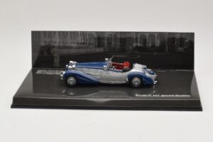 Horch 855 Special Roadster Srebrn Moder Minichamps 1:43 436014202 Kovina