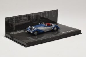 Horch 855 Special Roadster Srebrn Moder Minichamps 1:43 436014202 Kovina – slika 2 od 5
