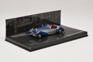 Horch 855 Special Roadster Srebrno Modra Brez Zunanje Škatle Minichamps 1:43 436014202-O1 Kovina – slika 2 od 4