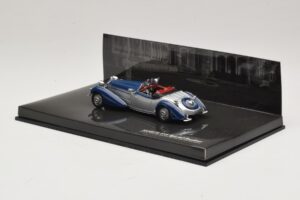 Horch 855 Special Roadster Srebrno Modra Brez Zunanje Škatle Minichamps 1:43 436014202-O1 Kovina – slika 3 od 4