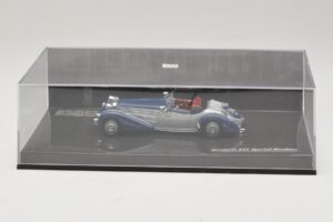 Horch 855 Special Roadster Srebrno Modra Brez Zunanje Škatle Minichamps 1:43 436014202-O1 Kovina – slika 4 od 4