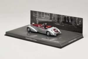 Horch 855 Spezial Roadster Srebrn Rdeč Minichamps 1:43 436014206 Kovina – slika 3 od 5