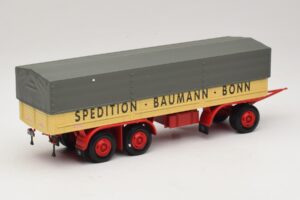 Kassbohrer Priklopnik s Ploščadjo Baumann Bonn Minichamps 1:43 439161097 Kovina – slika 2 od 6