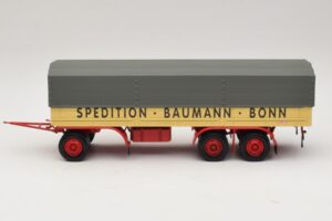 Kassbohrer Priklopnik s Ploščadjo Baumann Bonn Minichamps 1:43 439161097 Kovina – slika 3 od 6
