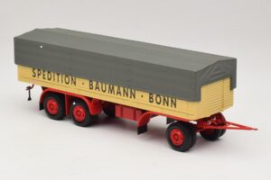 Kassbohrer Priklopnik s Ploščadjo Baumann Bonn Minichamps 1:43 439161097 Kovina – slika 4 od 6