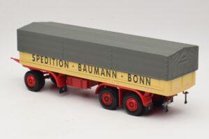 Kassbohrer Priklopnik s Ploščadjo Baumann Bonn Minichamps 1:43 439161097 Kovina – slika 5 od 6