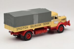 Krupp Titan Tovornjak s Ploščadjo Baumann Bonn Minichamps 1:43 439069025 Kovina – slika 2 od 6