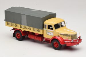Krupp Titan Tovornjak s Ploščadjo Baumann Bonn Minichamps 1:43 439069025 Kovina – slika 4 od 6