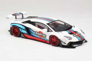 Lamborghini Aventador LB Works Martini Livery AUTOart 1:18 79185 Kompozit – slika 6 od 8