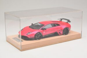 Lamborghini Murcielago Liberty Walk Bleščeče Rožnata AB Models 1:18 REMC044 Smola – slika 6 od 7