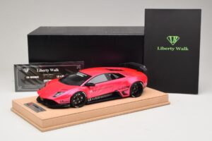 Lamborghini Murcielago Liberty Walk Bleščeče Rožnata AB Models 1:18 REMC044 Smola – slika 7 od 7