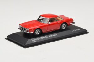 Maserati 5000 GT Allemano Rdeč Minichamps 1:43 437123321 Kovina – slika 2 od 4