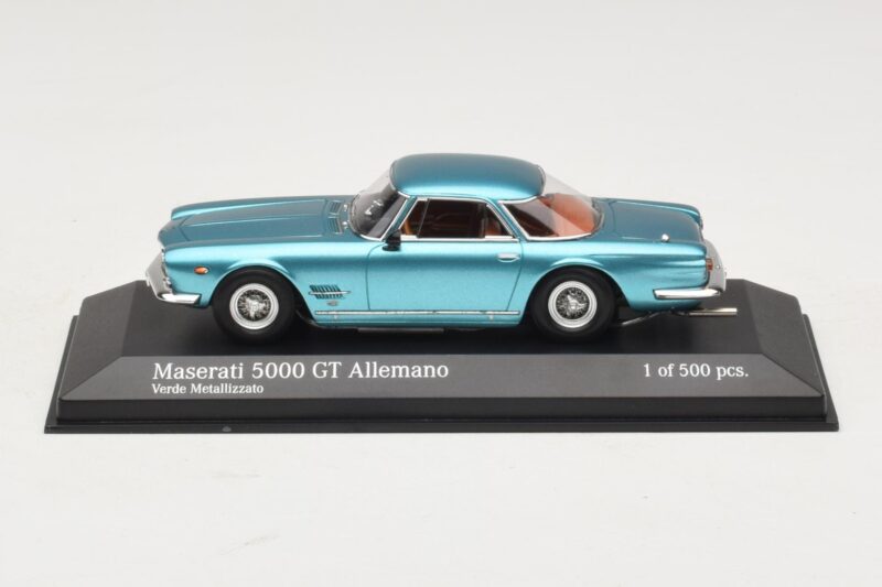 Maserati 5000 GT Allemano Verde Metallizzato Minichamps 1:43 Maserati 5000 GT Allemano Verde Metallizzato Minichamps 1:43 437123320 Kovina