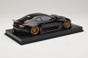 Maserati GranTurismo Liberty Walk Črn z Zlatimi Platišči AB Models 1:18 MAS-LB08-C Smola – slika 2 od 7
