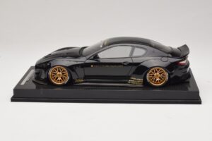 Maserati GranTurismo Liberty Walk Črn z Zlatimi Platišči AB Models 1:18 MAS-LB08-C Smola – slika 3 od 7