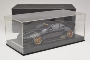 Maserati GranTurismo Liberty Walk Črn z Zlatimi Platišči AB Models 1:18 MAS-LB08-C Smola – slika 7 od 7