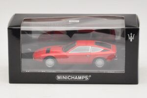 Maserati Khamsin Rdeč Minichamps 1:43 437123224 Kovina – slika 4 od 4