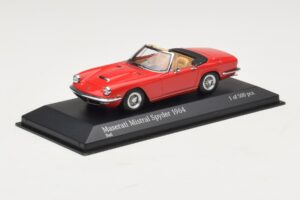 Maserati Mistral Spyder Rdeč Minichamps 1:43 437123430 Kovina – slika 2 od 4
