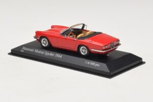 Maserati Mistral Spyder Rdeč Minichamps 1:43 437123430 Kovina – slika 3 od 4