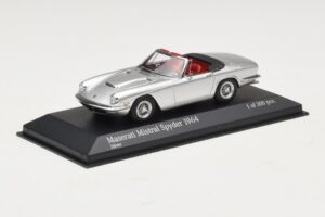 Maserati Mistral Spyder Srebrn Minichamps 1:43 437123431 Kovina – slika 2 od 4