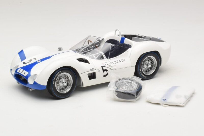 Maserati Tipo 61 #5 S. Moss / D. Gurney Camoradi ADAC 1000km Nurburgring Winner 1960 Minichamps 1:18 100601205 Kovina