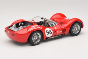 Maserati Tipo 61 #98 C. Shelby Times Mirror Grand Prix for Sportscars 1960 Minichamps 1:18 100601298 Kovina – slika 3 od 8