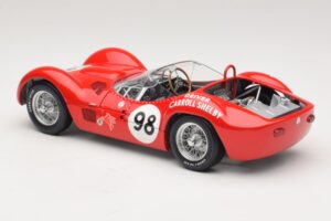 Maserati Tipo 61 #98 C. Shelby Times Mirror Grand Prix for Sportscars 1960 Minichamps 1:18 100601298 Kovina – slika 7 od 8