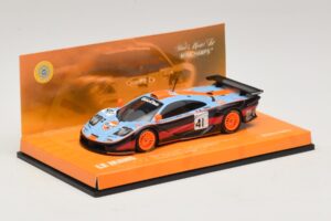 McLaren F1 GTR Gulf Team Davidoff #41 P-H. Raphanel / J-M. Gounon FIA GT Championship 1997 Minichamps 1:43 533174341 Kovina – slika 2 od 4