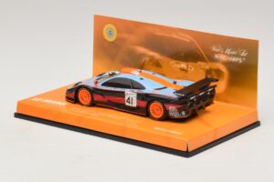 McLaren F1 GTR Gulf Team Davidoff #41 P-H. Raphanel / J-M. Gounon FIA GT Championship 1997 Minichamps 1:43 533174341 Kovina – slika 3 od 4