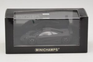 McLaren F1 GTR Prototype Črna Mat S Črnimi Platišči Minichamps 1:43 MCLAREN009 Kovina – slika 3 od 4