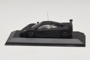 McLaren F1 GTR Prototype Črna Mat S Črnimi Platišči Minichamps 1:43 MCLAREN009 Kovina – slika 4 od 4